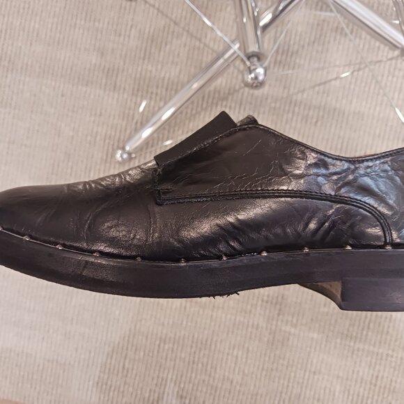 David Tyler stud shoes size 38 made in Spain black - Picture 2 of 2